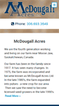Mobile Screenshot of mcdougallacres.com
